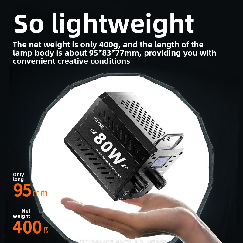 Photography Lighting Portable - ZU80 80w Handheld Exterior Lamp Cob