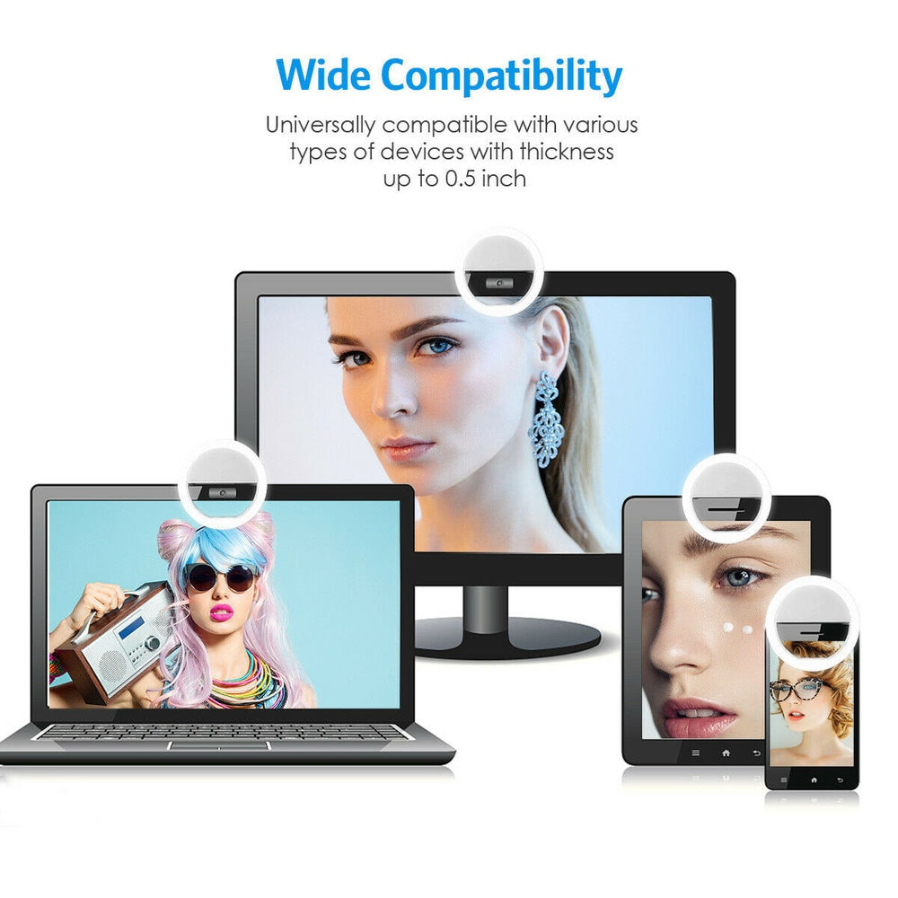 USB Charging LED Selfie Ring L - Photography Lighting Portable のレビューと価格