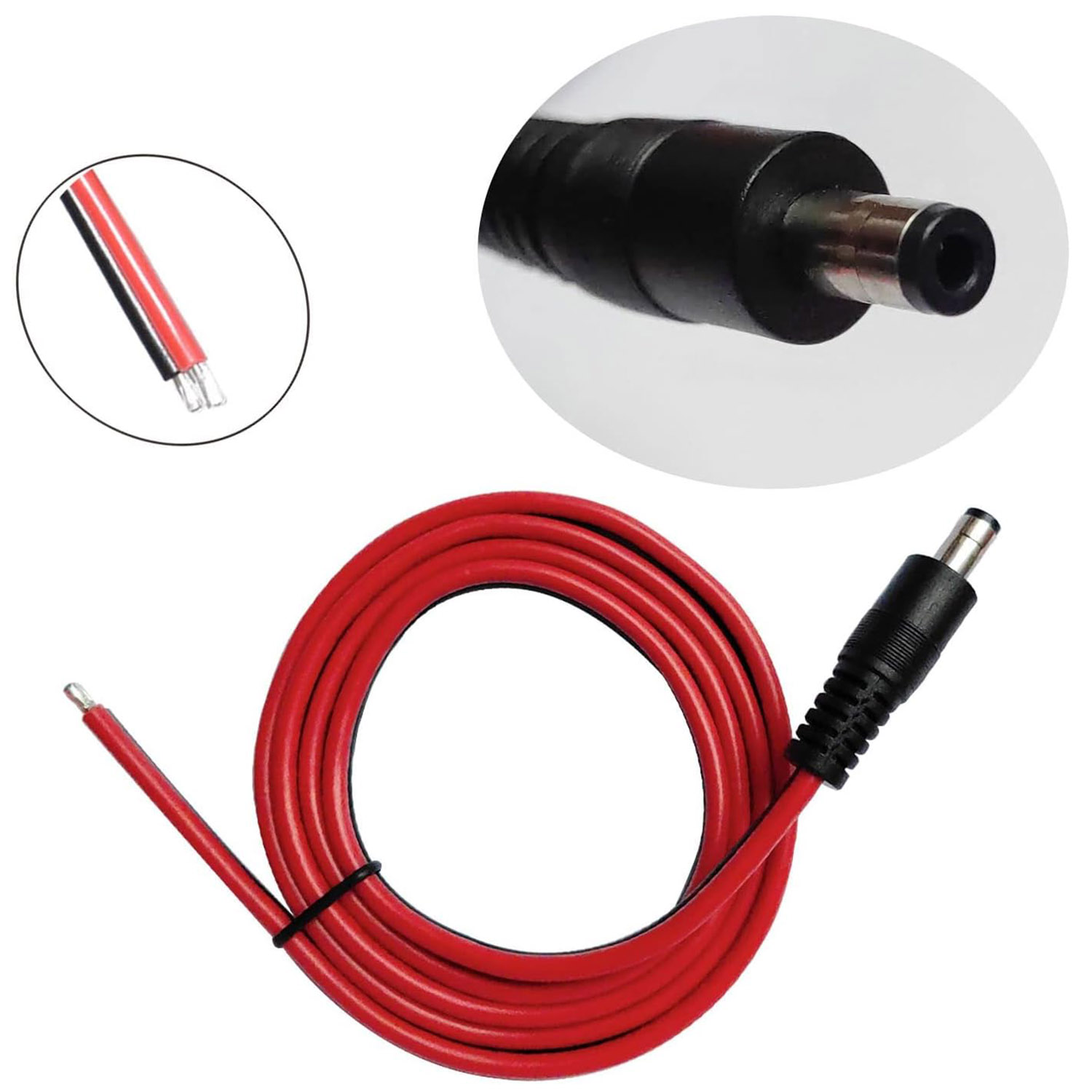 1pcs 14AWG DC Power Supply 5.5 - Photography Led Lighting Kit のレビューと価格