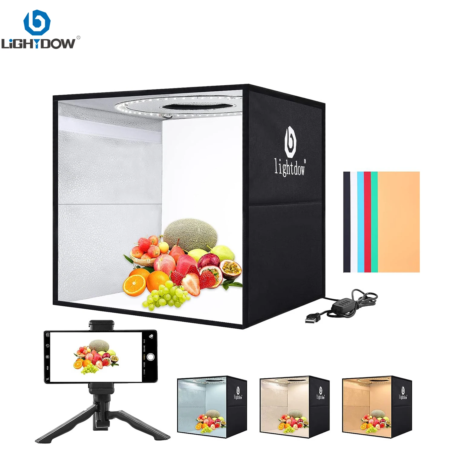 Lightdow Photo Studio Light Bo - Photography Led Lighting Kit のレビューと価格