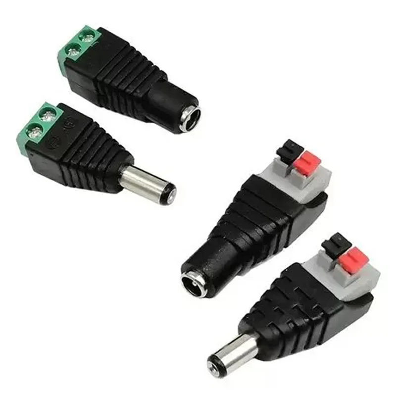 Female and Male DC Connectors  - Photography Led Lighting Kit のレビューと価格