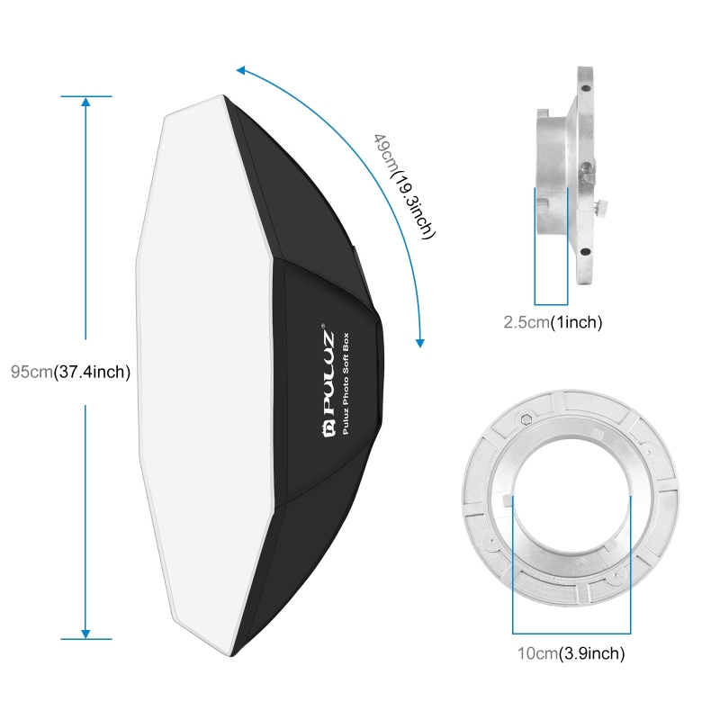 PULUZ 95cm Octagon Photography - Photography Lighting With Flash のレビューと価格
