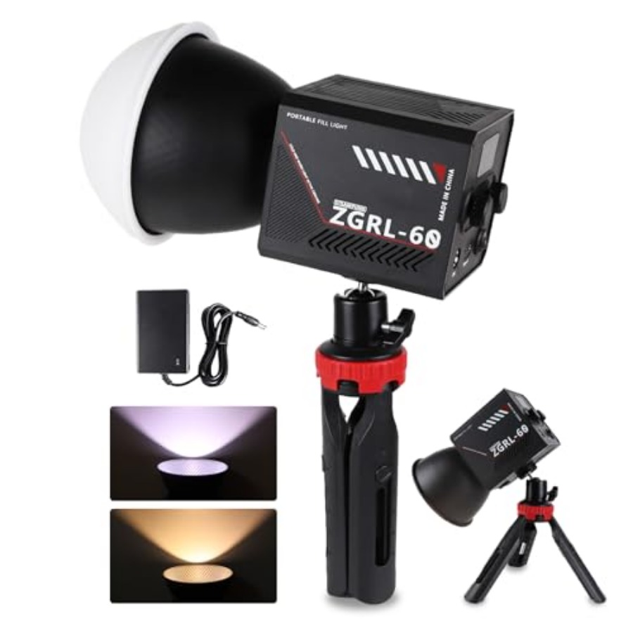 60W COB LED Video Light Handhe - Photography Lighting Portable のレビューと価格