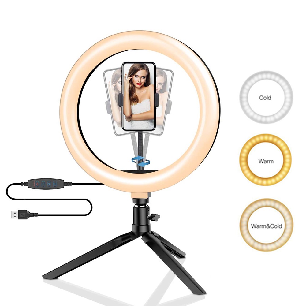 26cm 10 inch Led Ring Selfie L - Photography Led Lighting Kit のレビューと価格