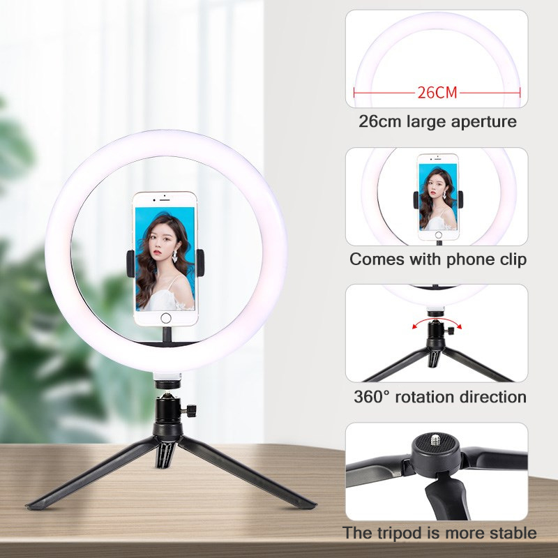 26cm 10 inch Led Ring Selfie L - Photography Led Lighting Kit のレビューと価格