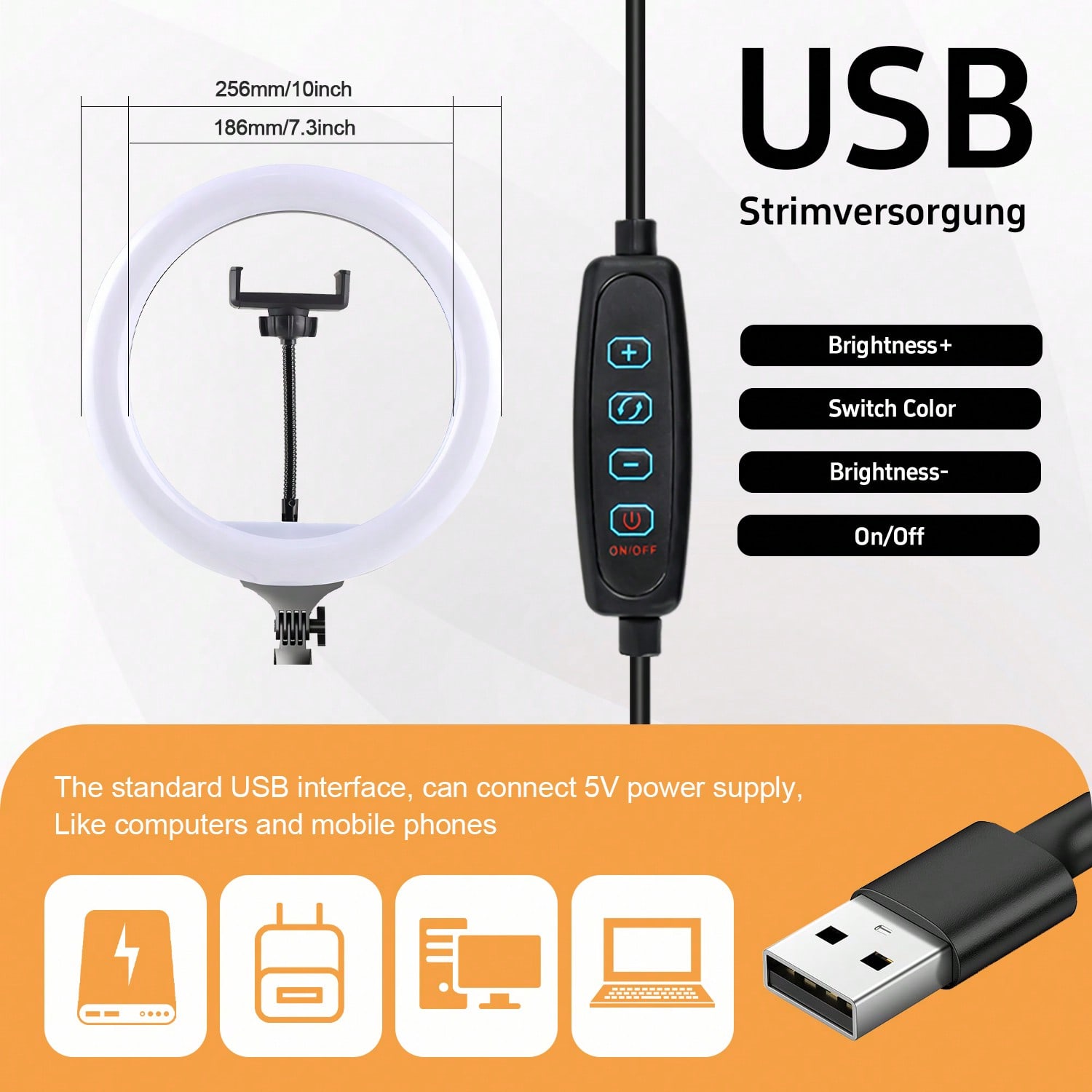 10 Inch 3 Color Dimmable LED R - Photography Led Lighting Kit のレビューと価格