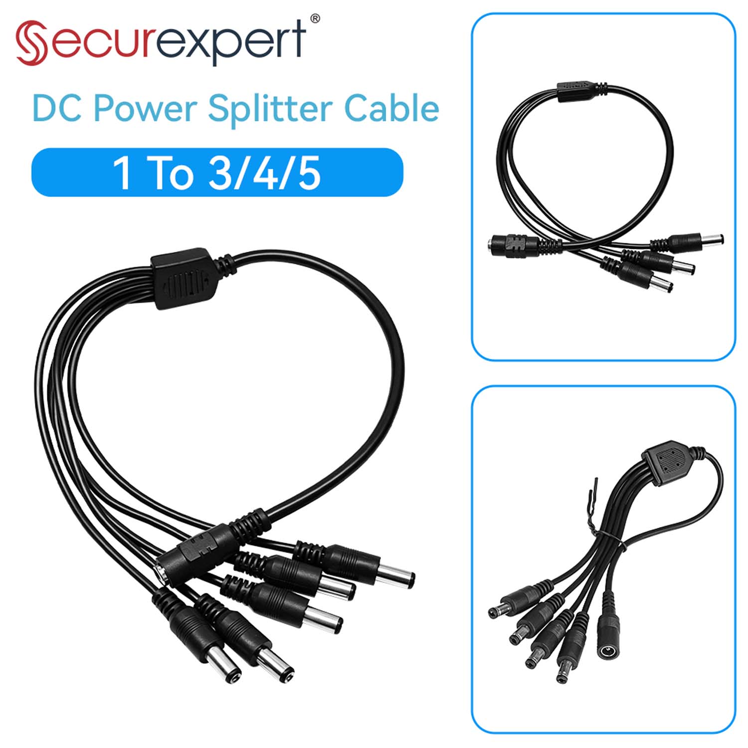 5.5x2.1mm 1 to 3/4/5 Way DC Po - Photography Led Lighting Kit のレビューと価格