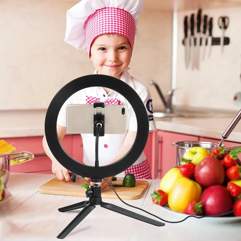 Dimmable26cm LED Ring Light Ki - Photography Led Lighting Kit のレビューと価格