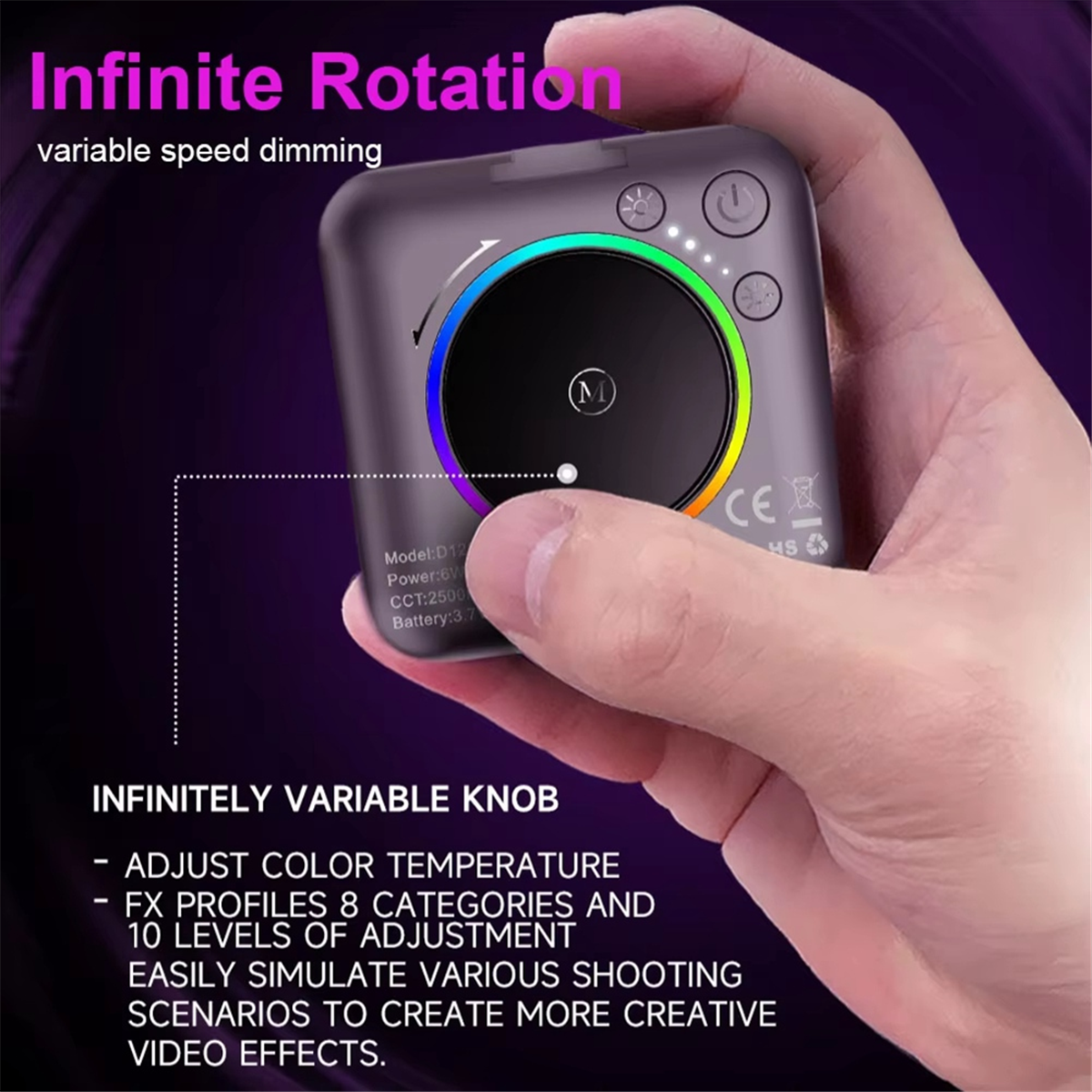 NEW_Mini Pocket RGB Fill Light - Photography Lighting Portable のレビューと価格