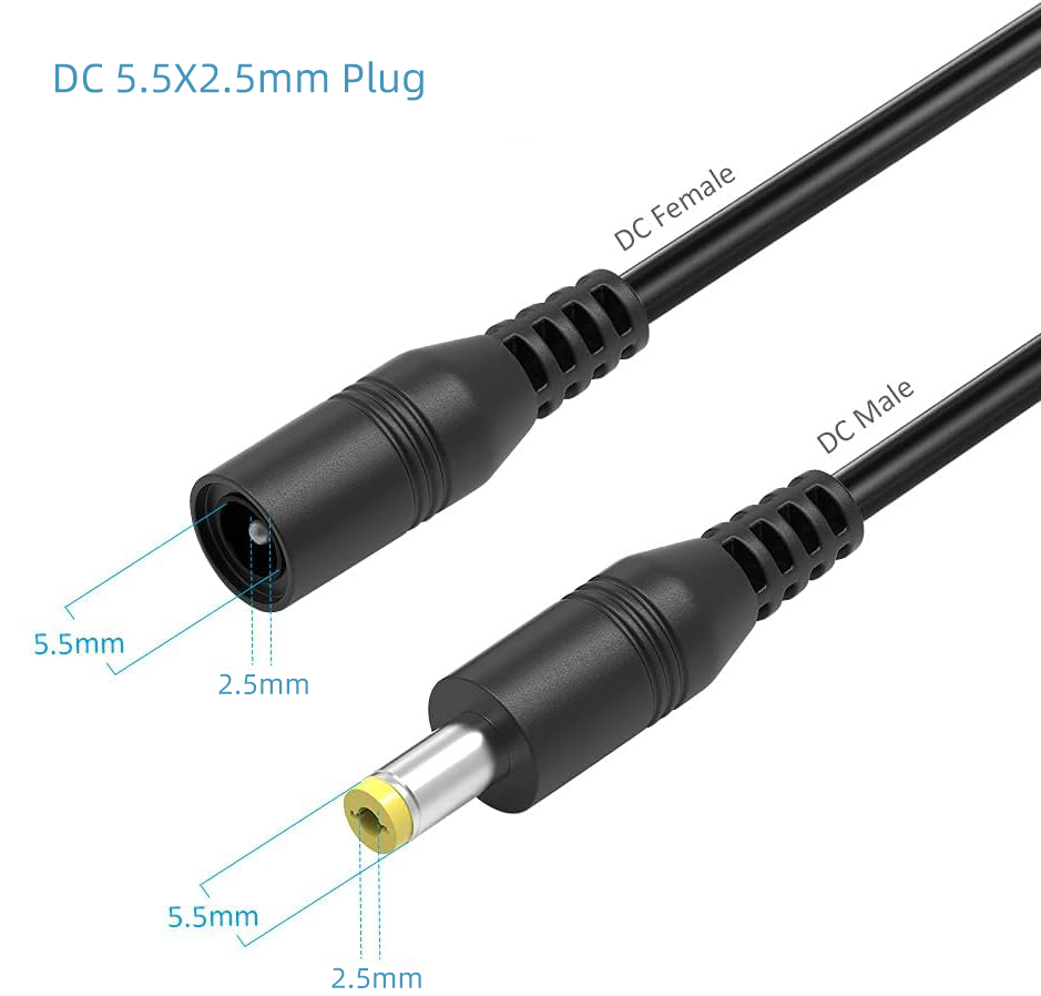 DC Power Connector Plug Cable  - Photography Led Lighting Kit のレビューと価格