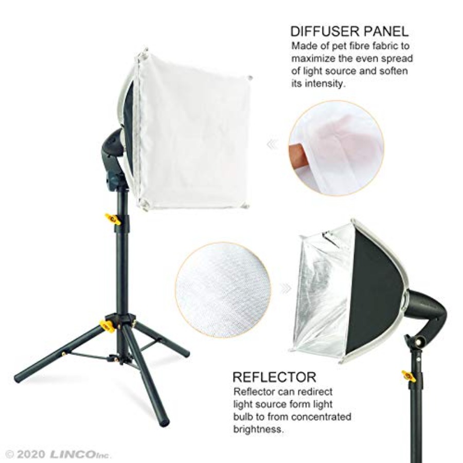 store Mini Softbox Lighting Ki - Photography Lighting Kit In Store のレビューと価格