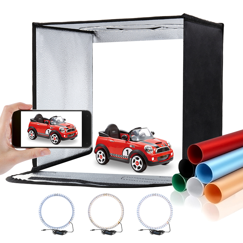 11.8x11.8inch Fold Photo Studi - Photography Led Lighting Kit のレビューと価格