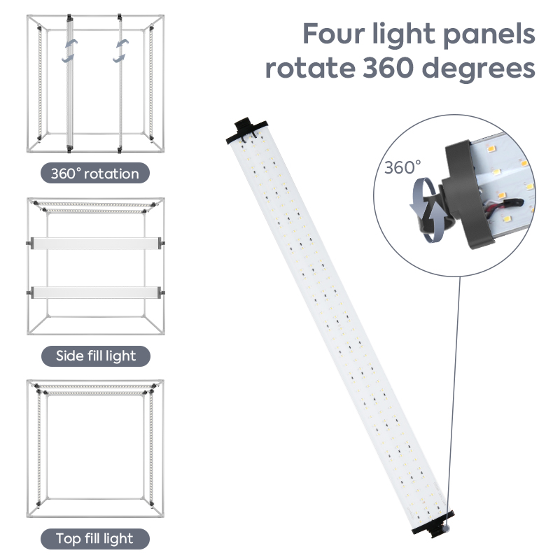 Photo Studio Photo Box Kit,120 - Photography Led Lighting Kit のレビューと価格
