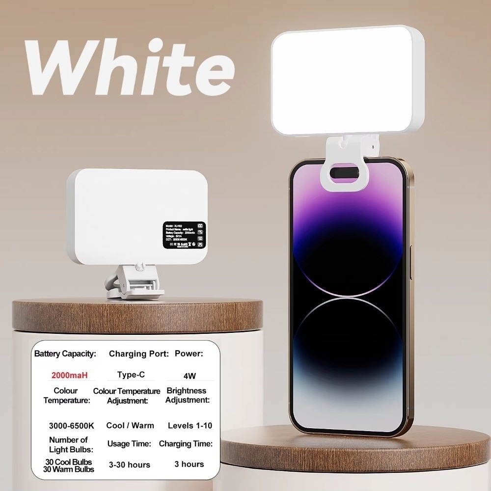 800/1000mAh LED Selfie Light U - Photography Lighting With Flash のレビューと価格