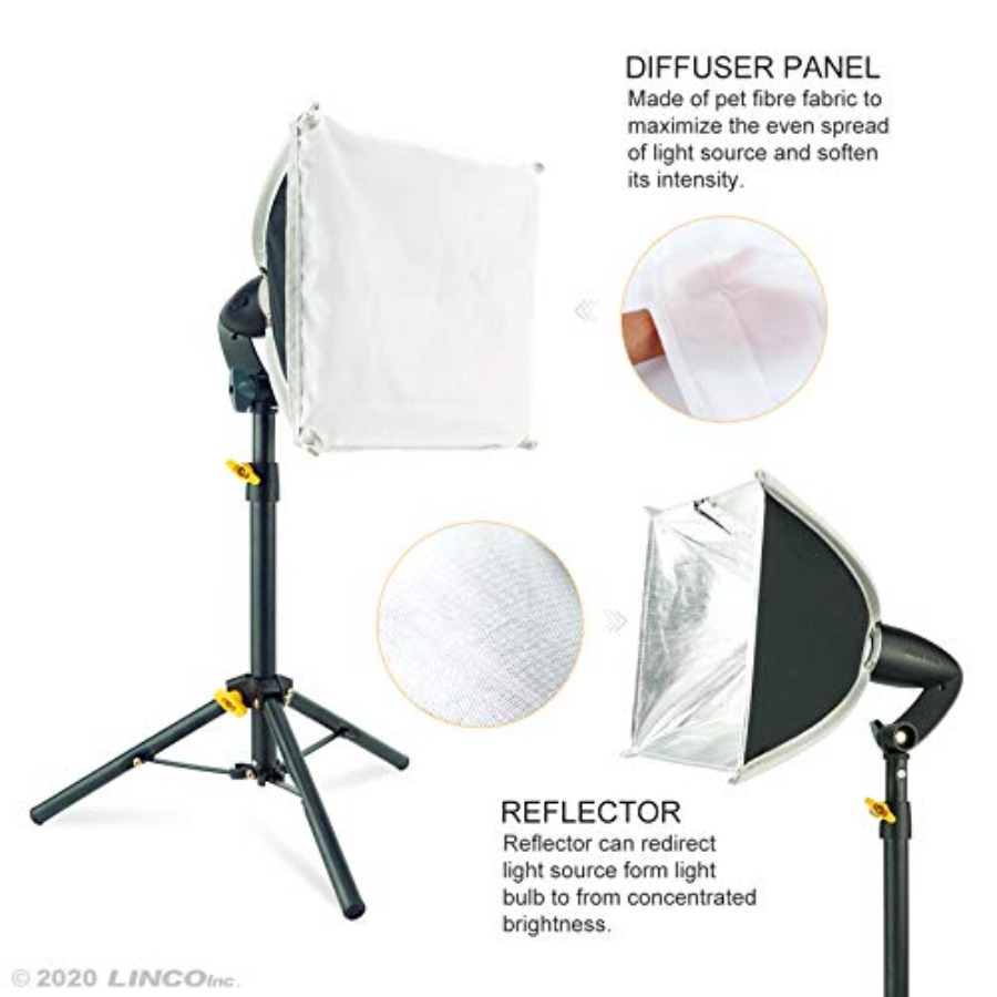 store Mini Softbox Lighting Ki - Photography Lighting Kit In Store のレビューと価格